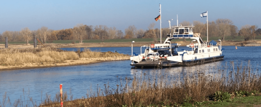 Noch setzt die Fähre Tanja bei Neu Darchau über die Elbe.